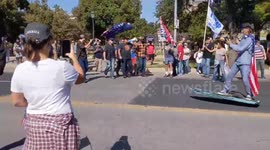 Alex Jones leads pro-Trump rally in Austin, Texas