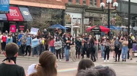 Streets of Boulder, Colorado erupt as Joe Biden announced as President-elect