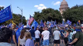 'You're fired!' Pro-Trump supporters hit streets of Austin, Texas