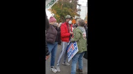 Emotional celebration in Washington brings tears of joy to Muslim man Joe Biden supporter