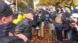 Proud Boys call out fake press at rally in Salem, Oregon
