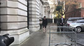 Tony Blair, David Cameron and Theresa May joined UK Prime Minister Boris Johnson for the Remembrance Sunday ceremony