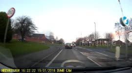 Aftermath of an rear end crash