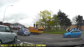 Nearly take out a Peugeot