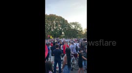 Residents of Washington, D.C. gather outside White House to celebrate Biden’s presidential win for second day