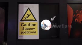 Controversial Artwork Of Donald Trump Gets Vandalized After Biden Wins