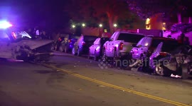 10 parked cars damaged by driver of Range Rover on 'rampage' in California