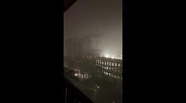 Heavy Rain, Wind from Tropical Storm Eta in Boca Raton Florida