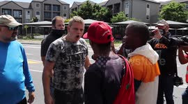 Unedited clip of a racial attack in South Africa