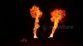 BurnOut   fire show  staff