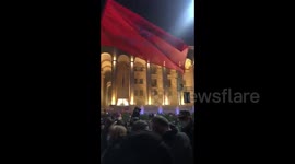 Georgia: Day Two Of Opposition Protests Demanding Repeat Elections In Tbilisi