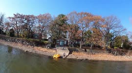Drone Crash in Lake