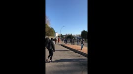 Tear gas on high school