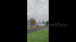 France: Students Protesting COVID-19 Measures Clash With Police In Saint-Nazaire