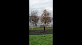 Students run as police fire tear gas during French protest over COVID-19 risks