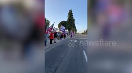 Trump Supporters Protest In California Amid Election Uncertainty