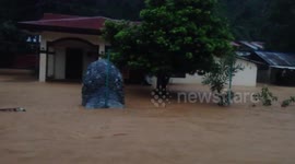 Typhoon Vamco submerges homes in villages on Philippines' Luzon island