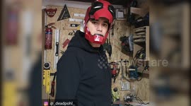 Marvel superfan 3D prints Deadpool-inspired Iron Man mask