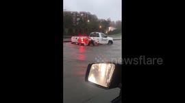 US: Heavy Rains Cause Flash Flooding In North Carolina 2