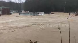 US: Heavy Rains Cause Flash Flooding In North Carolina