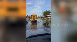 Tropical Storm Eta floods streets in Fort Lauderdale, Florida