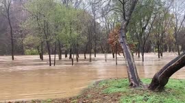 US: Tropical Storm Eta Causes Massive Flooding Over Virginia