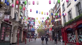 Over The Moon lantern installations brighten iconic streets of London Soho during Mid-Autumn Festival 2020