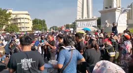 Thailand: Large Crowd Gather For Day Rally At Democracy Monument In Bangkok 2
