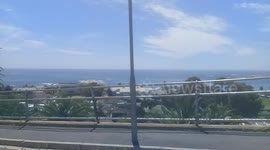 Ride Along the high way street of Cape Town