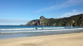 Beautiful Beach in New Zealand