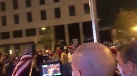 US: Two Opposing Groups Clash In DC, Trump Supporters Tear Down BLM Signs