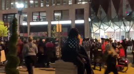 Anti-Trump protesters flood DC streets after 'Million MAGA March'