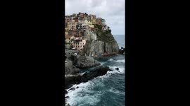 View of Manarola, Cinque Terre, Liguria, Italy