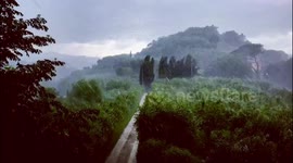 A day or rain in Tuscany