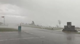 US: Severe Thunderstorm With Gusty Wind And Hail Hits Upstate New York