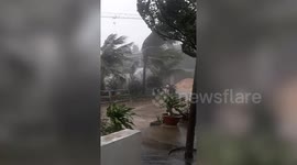Typhoon Vamco Brings Strong Winds To Vietnam