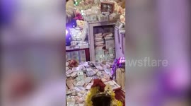 Hindu devotees entrust valuables totalling millions to temple in traditional ritual