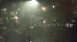 Rare November Severe Thunderstorm Hits NYC