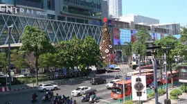 The tallest Christmas tree in southeast Asia is in Thailand