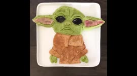 Baby Yoda Food Art