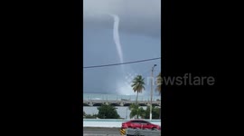 Puerto Rico: Huge Waterspout Spotted Off San Juan