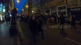 Hundreds march through Prague protesting against government's COVID response