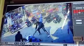 Young man brutally beaten by group wielding sticks in northern India's Haryana