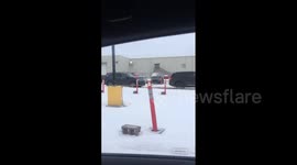Canada: Long Lines Outside COVID-19 Testing Centers In Regina, Regina, Saskatchewan