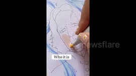 An artist from Kiev draws characters from Harry Potter