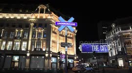 Oxford Circus tube station gets a makeover for the PS5 launch