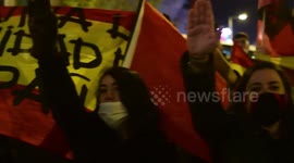 Marcha azul de los falangistas un 20-N ante el plan del Gobierno para exhumar a Jose Antonio Primo de Rivera