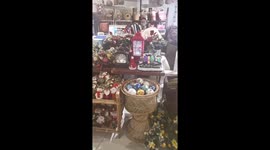 Cute Santa hat Christmas decor