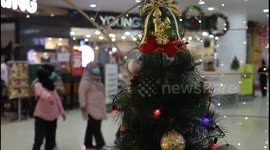 Christmas decorations light up Indonesia spreading joy despite COVID pandemic