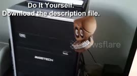 DIY - 3D Optical Illusion - Amazing Floating Skull turns to look at you!
